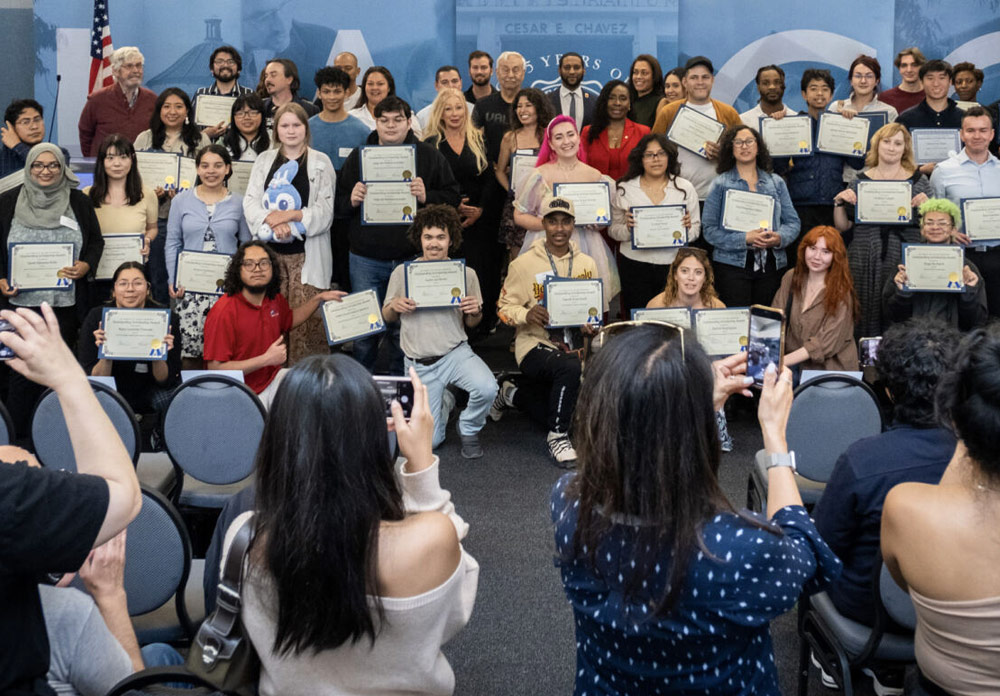 Ceremony for students at LACC