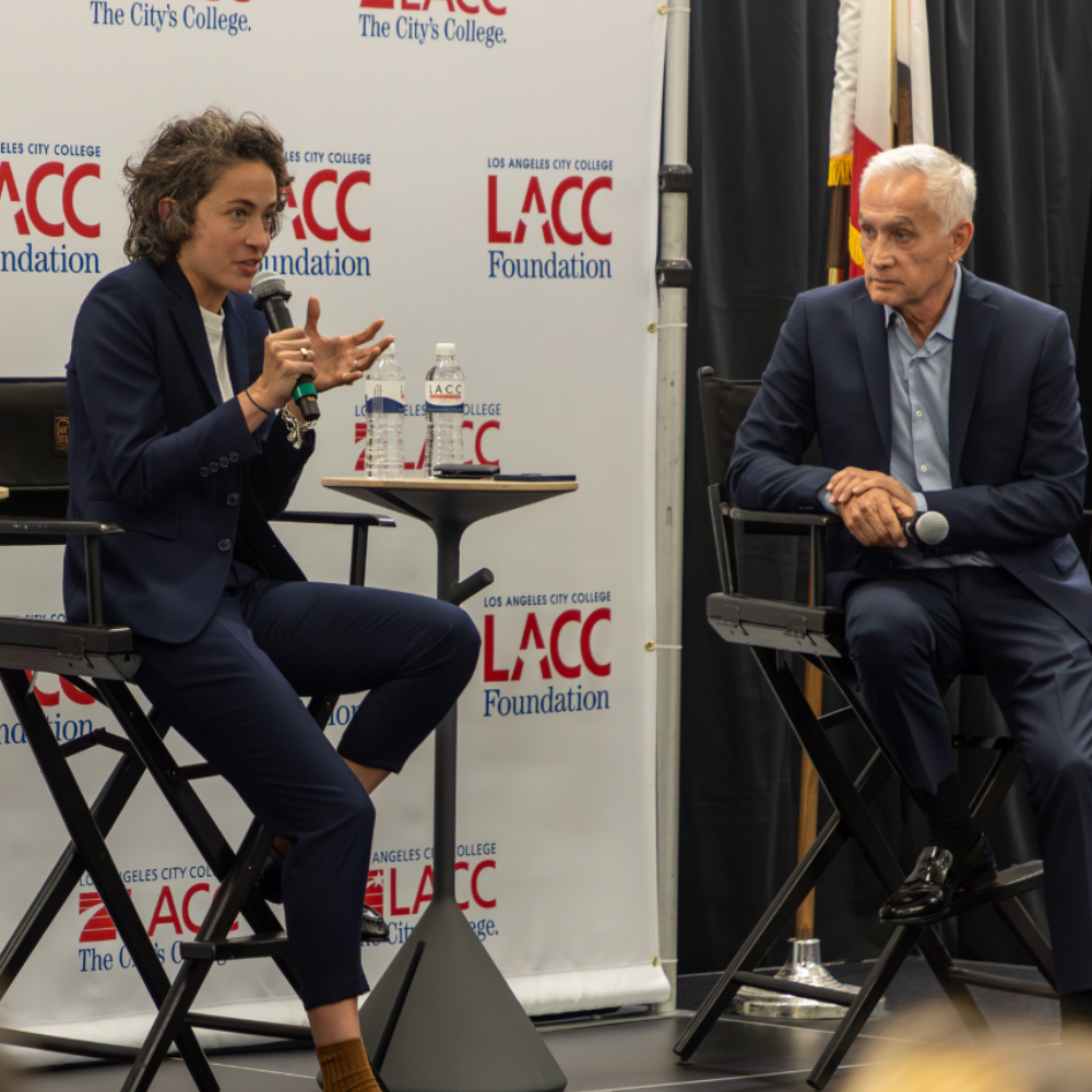 Jorge and Paola Ramos Visit LACC