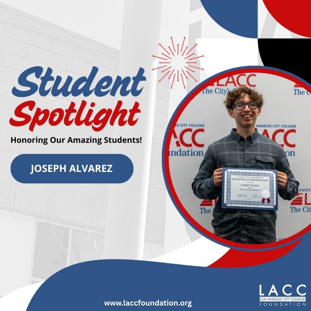 Student Spotlight: Joseph Alvarez